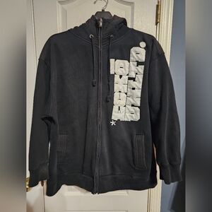 Ecko Unltd ~ Black and White Graphic Zip Hoodie 3XL